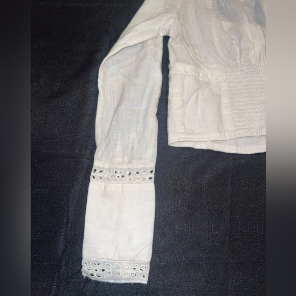 Free People Joi Eyelet crop top Blouse - Picture 14 of 14